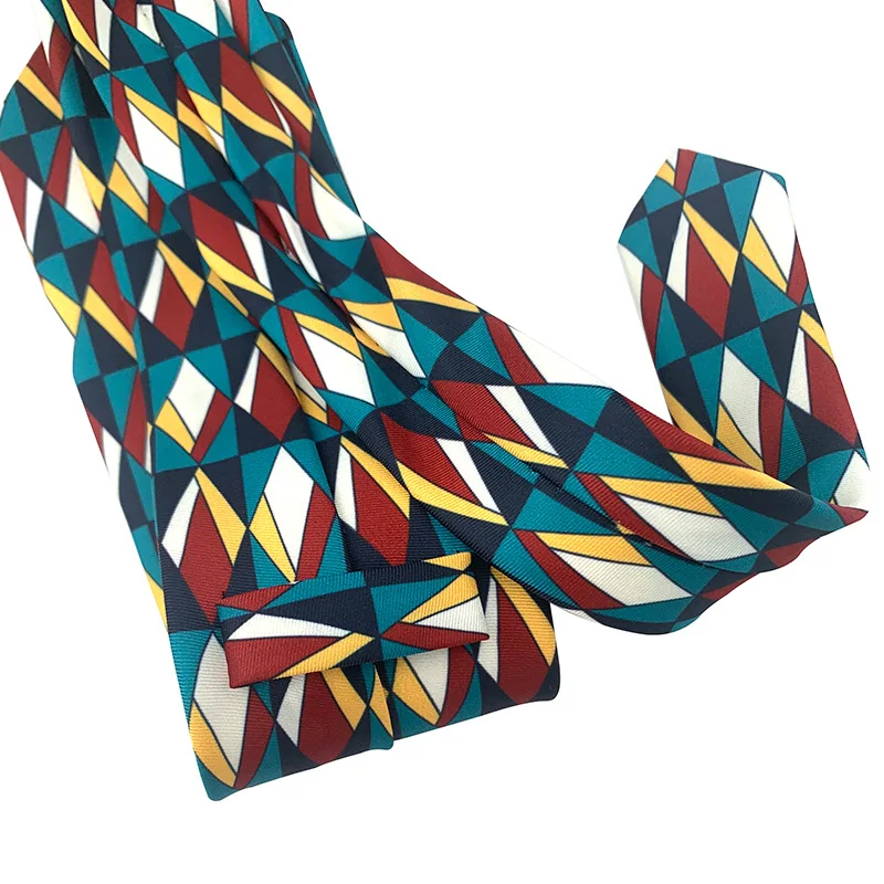 Мужские галстуки Linbaiway из полиэстера с принтом широкие для мужчин свадебные