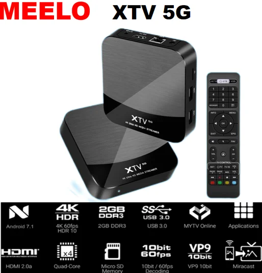 ТВ-приставка MEELO PLUS X Android 9 0 2 + 16 ГБ Wifi IPTV | Электроника
