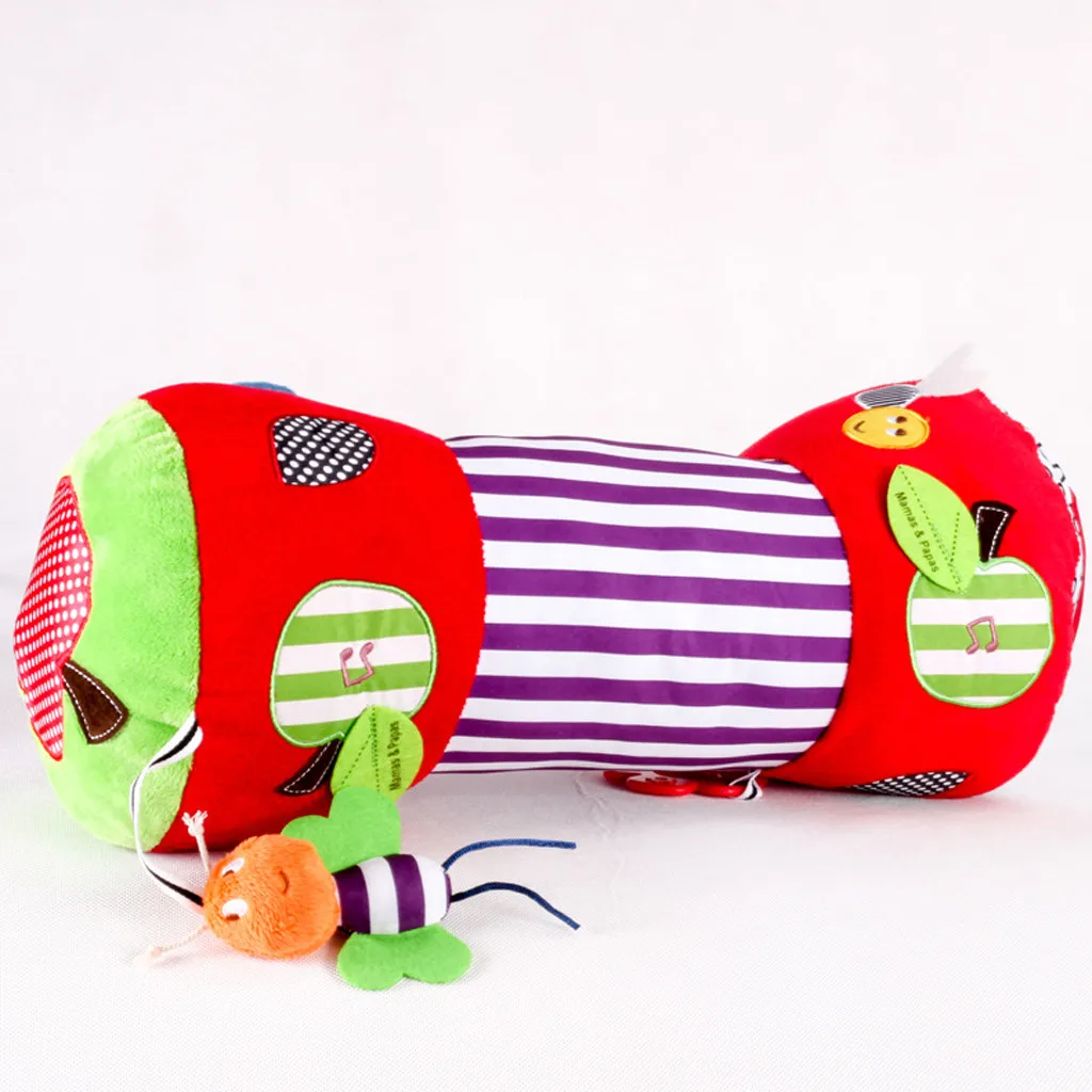 Мягкие игрушки для новорожденных многофункциональный валик ползания подушка