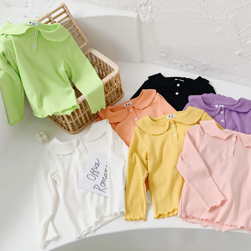 

Детская Хлопковая футболка с длинным рукавом, на возраст 2-8 лет