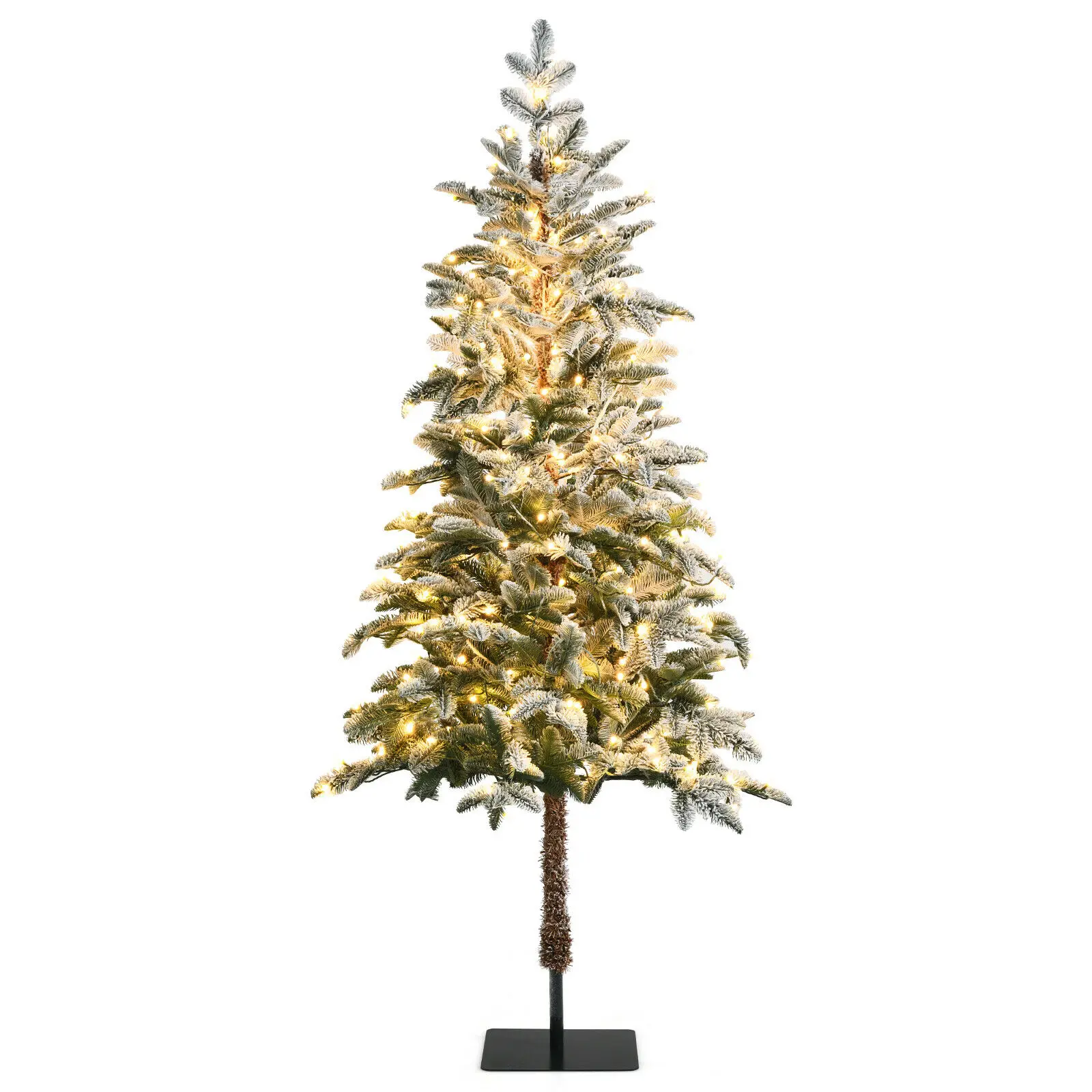 Christmas Tree Snow-flocked W/ Metal Stand  Cm23536us