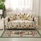Чехол для дивана с цветочным принтом, всесезонный эластичный Чехол для мебели в гостиную, 43 цвета