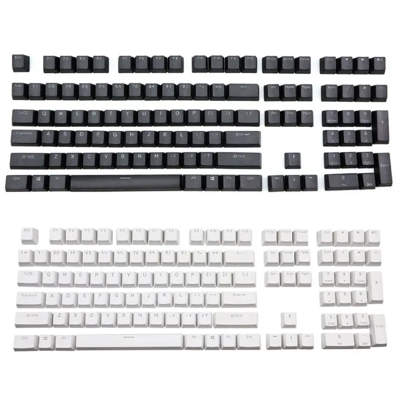Клавиатура Механическая PBT Double Shot 108 с подсветкой сверху и прозрачной для Corsair K70 K65