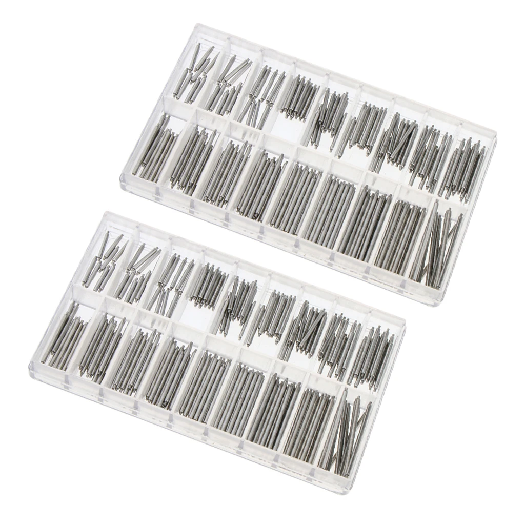 360Pcs Stainless Steel Watch Band Spring Bar Removal Tool Pin 1.5/1.8mm Dia | Наручные часы