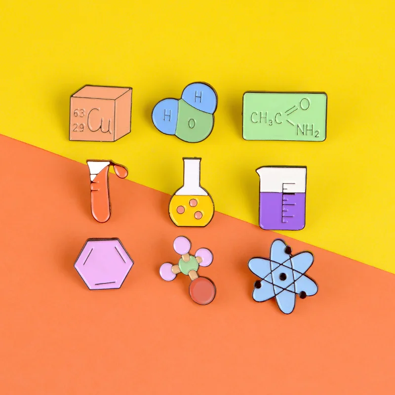 Мультяшные милые эмалированные булавки подарок для женщин химический