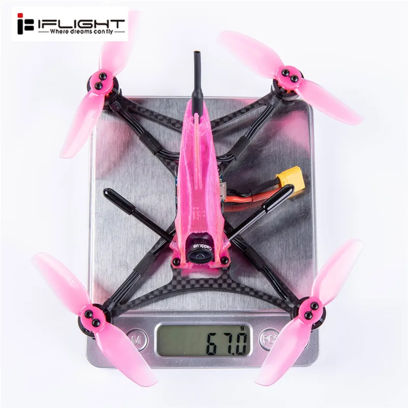 IFlight TurboBee 136RS микро FPV гоночный Радиоуправляемый Дрон 136 мм 4S версия света