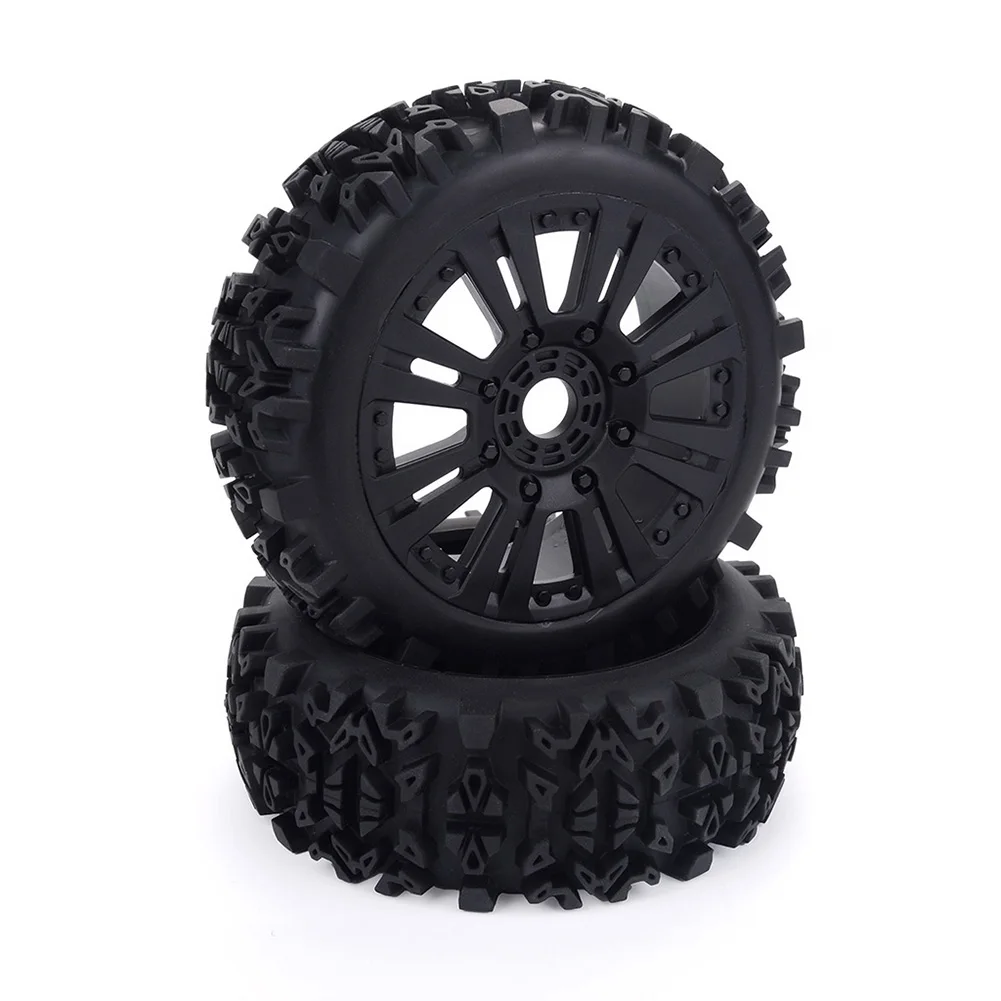 

New 2PCS/4PCS 17mm Hub Wheel Rim & Tires Tyre For 1/8 Off-Road RC Car Buggy Redcat Team Losi VRX HPI Kyosho HSP Carson Hobao