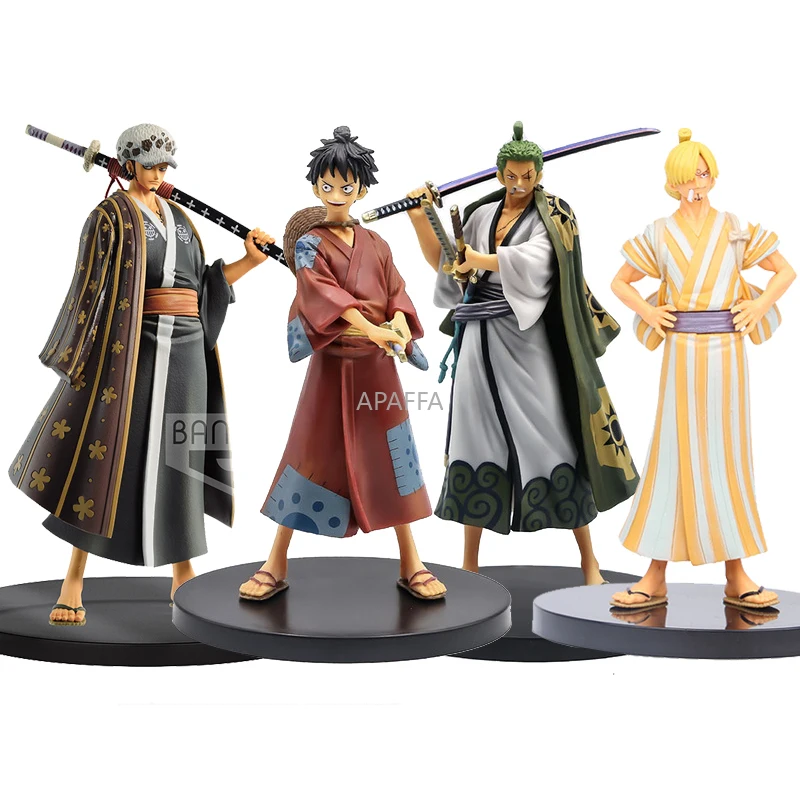 18 Cm One Piece The Grandline Men Roronoa Zoro Vinsmoke Sanji Land Of Wano Country Ver Action Figure Pvc Collection Model Toy Buy At The Price Of 10 35 In Aliexpress Com Imall Com