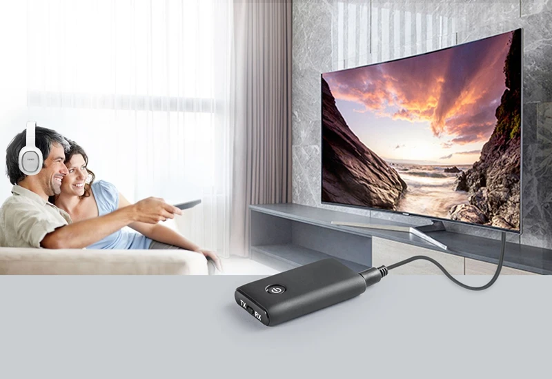 2 в 1 Bluetooth 5 0 передатчик приемник ТВ ПК автомобильный динамик 3 мм AUX Hifi музыкальный