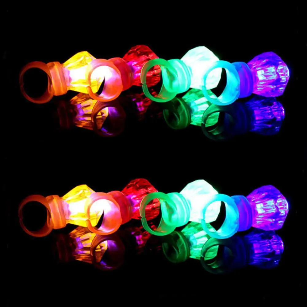

Flashing Ring Finger Shiny Kids Fashion In Accessories The Up Glow Party Dark Light