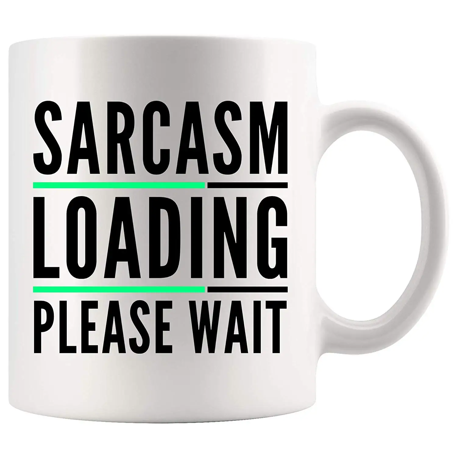 Sarcasm Now Loading Please Wait 11oz Funny Humor Gift Coffee Mug | Дом и сад