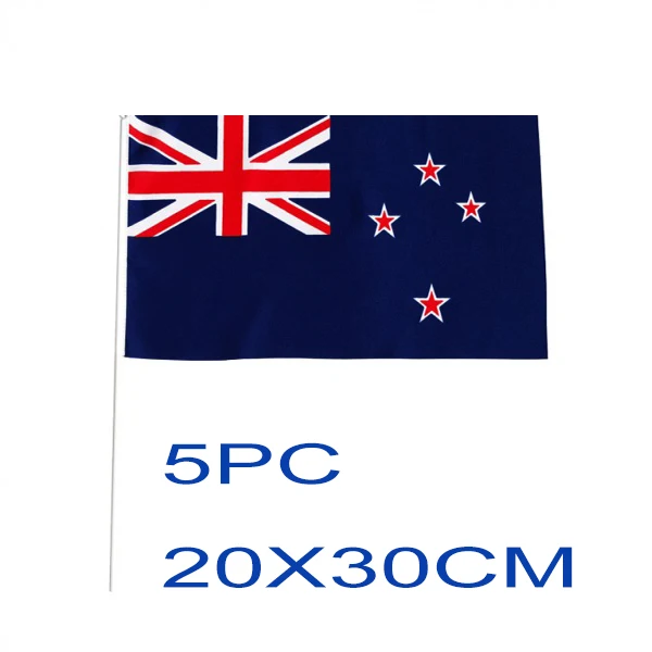 Флаг Новой Зеландии 3x5fts 90*150 см NZ NZL - Цвет: 5pc 20x30cm
