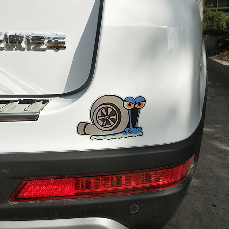 DAWASARU Cartoon Car Styling Reflective Waterproof Funny Animal Snail PVC Custom Accessories Moto Sticker Decal 12CM*8CM | Автомобили и