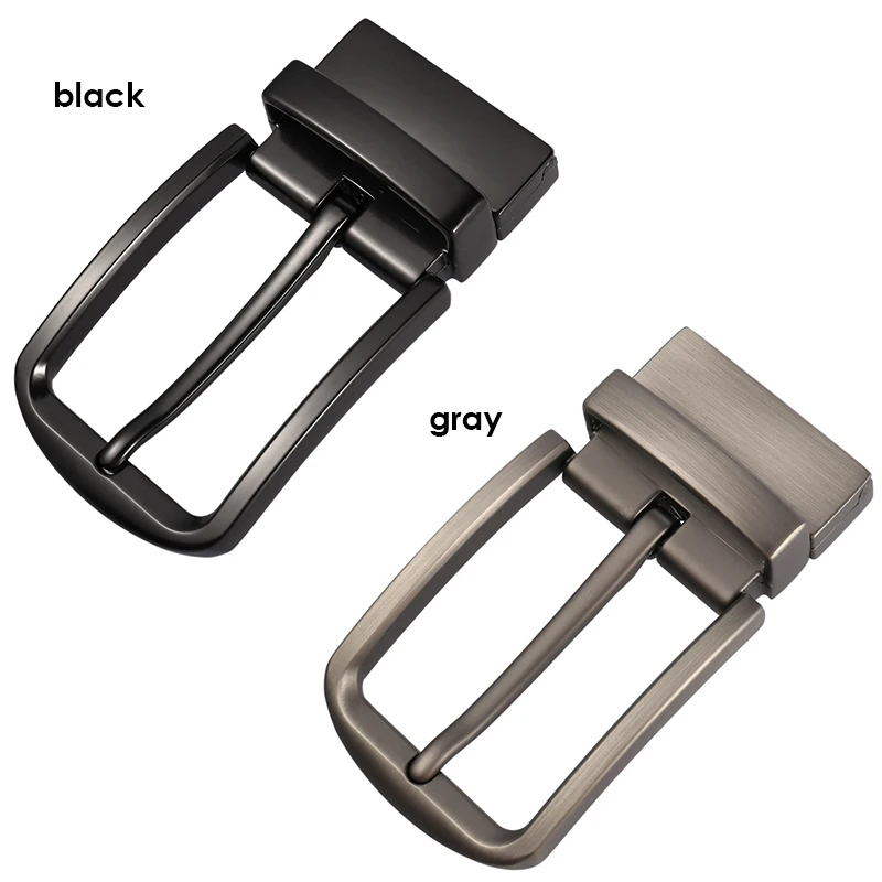

MEDYLA Fashion Belt Buckle for Men Premium Matte Black Sturdy Metal Belt Buckle Rotating Buckle for 3.4cm Belts Men Accessories