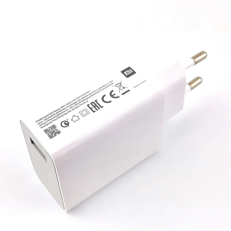 Оригинальное быстрое зарядное устройство Xiaomi с турбозарядкой Qc 4 0 Usb кабель для