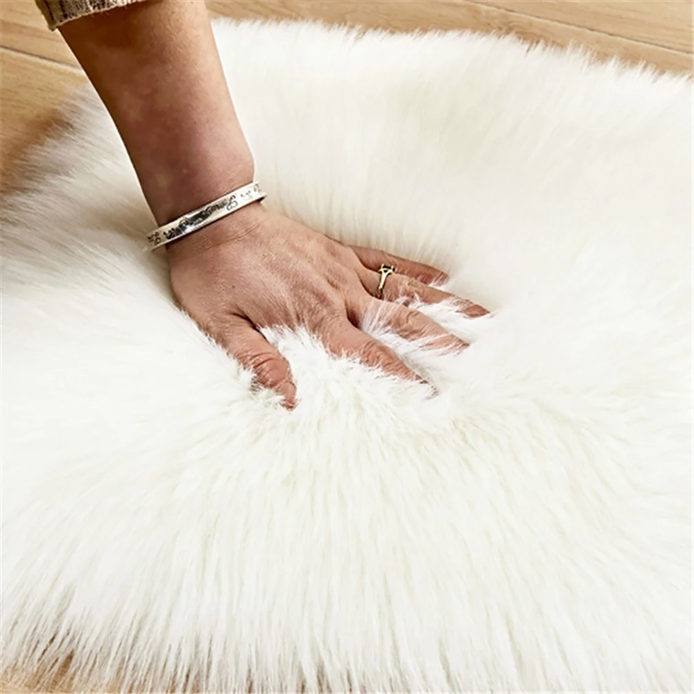 30x40 см Форма Сердце Любовь плюшевые меховые коврики Противоскользящий диван