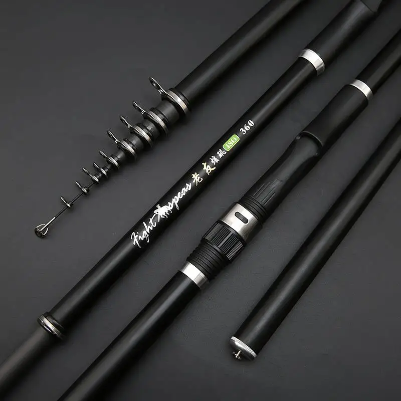 

Spinning Rod Carbon Fiber Portable Rock 2.4m 3.6m 4.5m 5.4m 6.3m 7.2m Carp Rod Telescopic Sea Fishing Rod Ultralight Hard