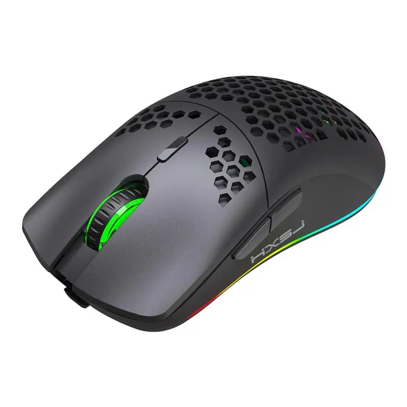 

T66 New Game Wireless Mice With USB Receiver Mause 2.4GHz Wireless Optical Mouse Gamer RGB Light Suitable For PC Gaming Laptops