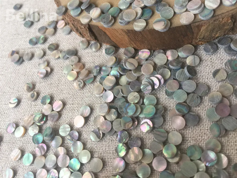 1 лот(50 шт.) диаметр 6 мм натуральный мексиканский abalone простыня для музыкальных инструментов аксессуары и украшения дома материалы
