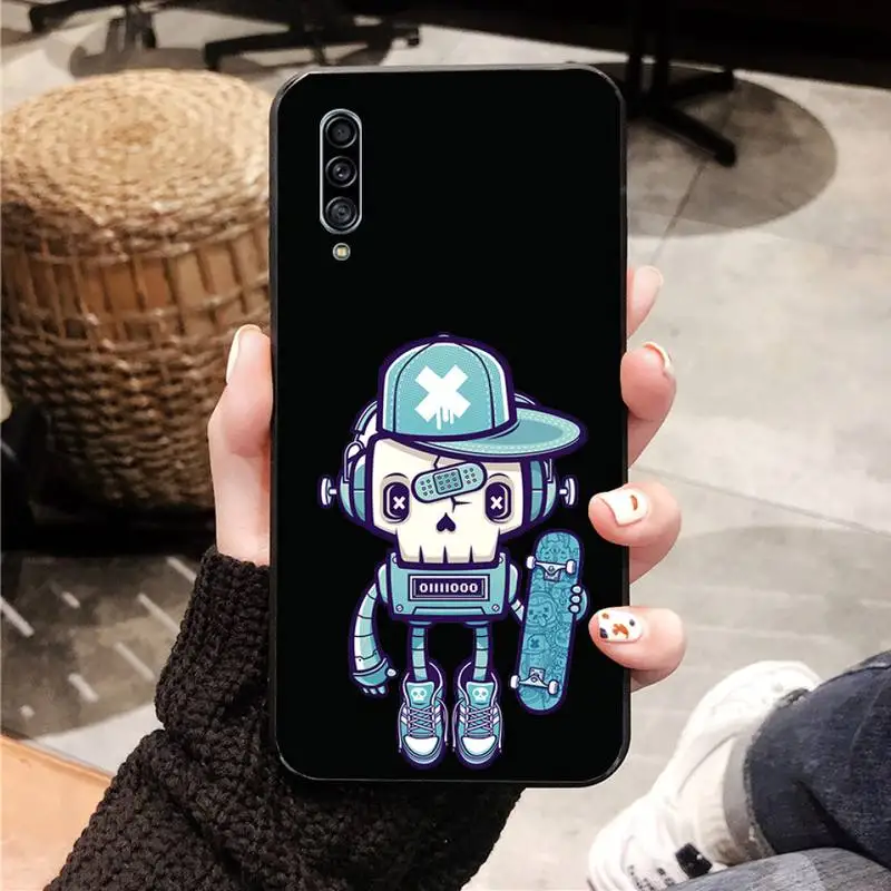 

Skull Kid Phone Case Black Cover For Samsung A10 20 30 40 50 01 11 31 51 71 S pLUS Cases