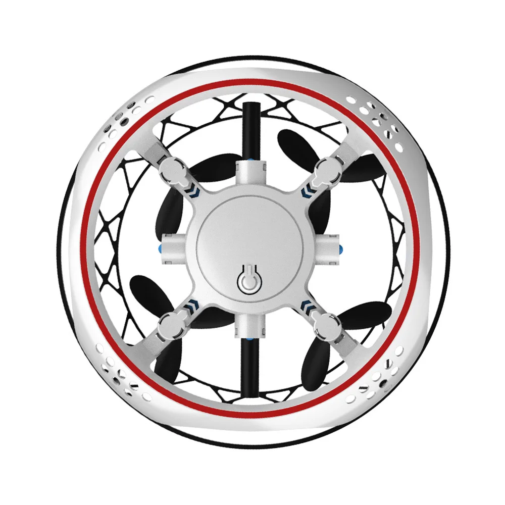 Анти столкновения НЛО Мини Дрон ручной Летающий Глобус управляемый вертолет Led