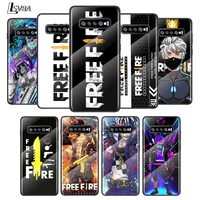 free fire games for samsung galaxy s21 ultra plus 5g m51 m31 m21 tempered glass cover shell luxury phone case