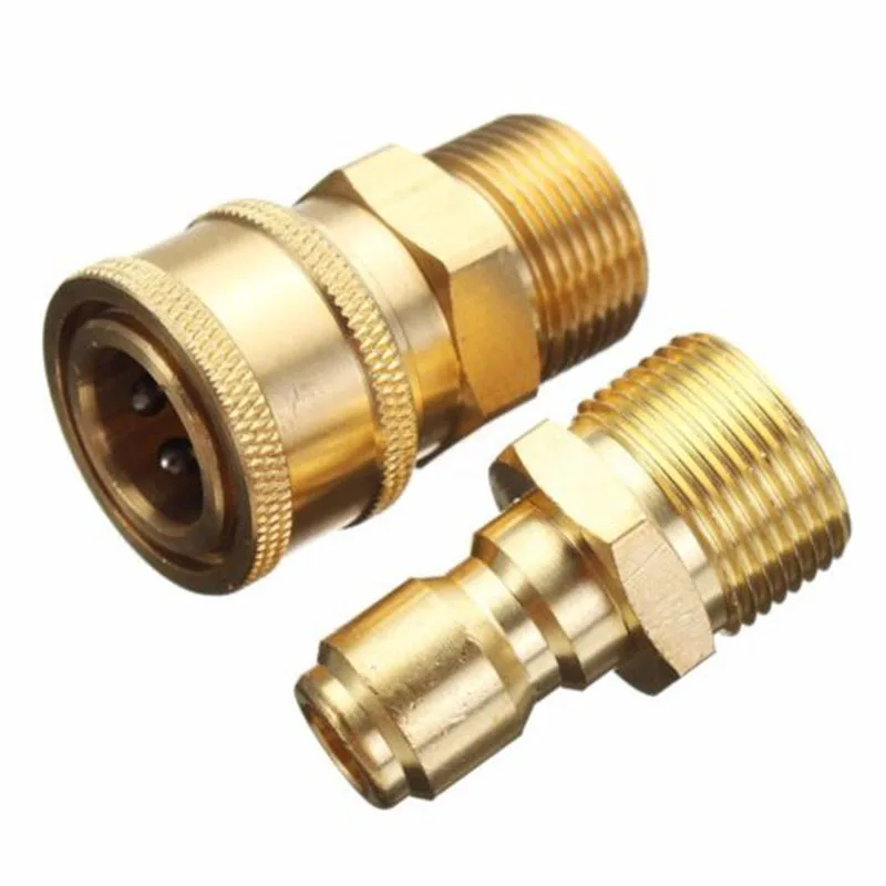 

3/8 M22 сад суставов Давление шайба Quick Release разъем адаптера Муфта