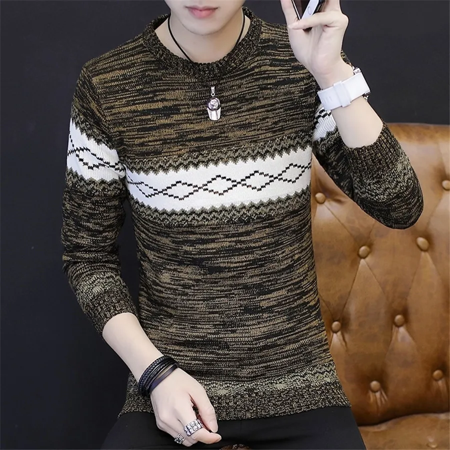 Осенне-зимний базовый пуловер свитер для влюбленных женский мужской парный