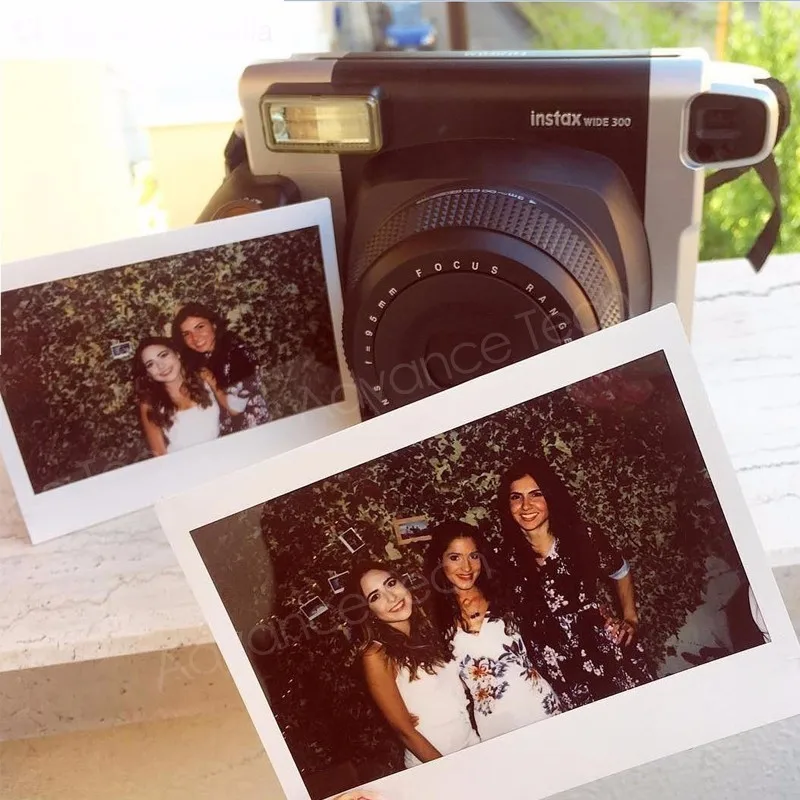 Genuine10.20.40 листов Fujifilm Instax Wide с белой кромкой + Широкий радужная пленка для Fuji Instant