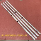 Комплект из 4 светодиодных панелей с 12 Светодиодный осветодиодный для подсветки BBK 43LEX-5009 43CF37-T2 CX430D LED M HL-00430A28-1201S-01 A2 A4