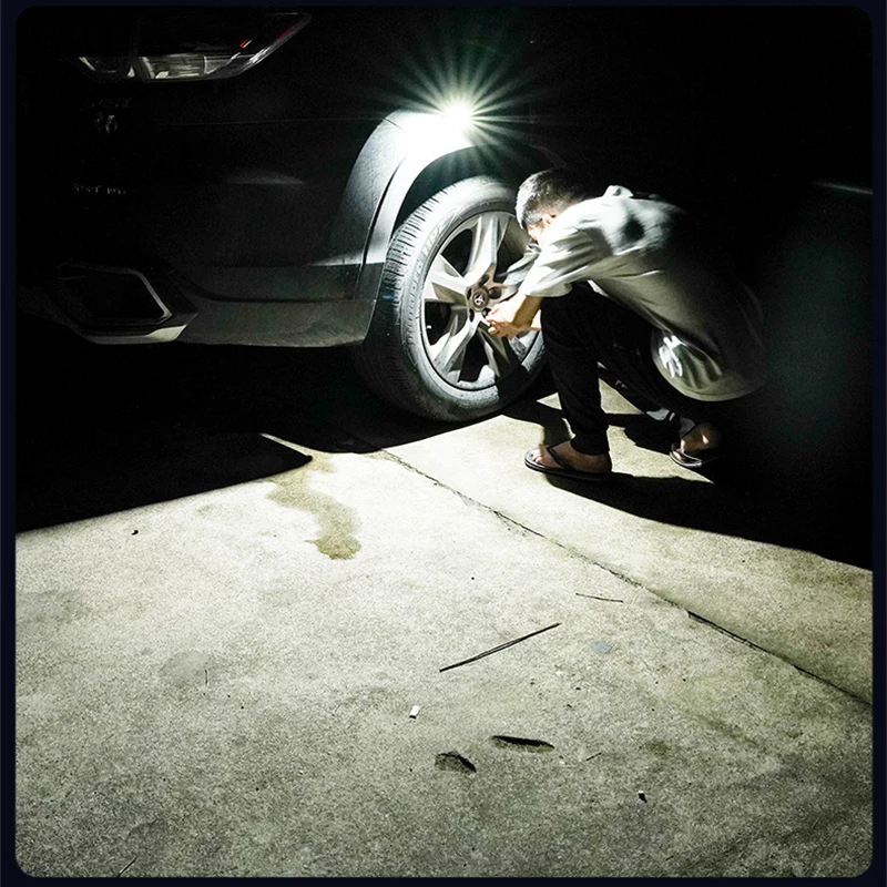 Портативный светодиодный мини-фонарик XPE + COB мощный налобный фонарь со