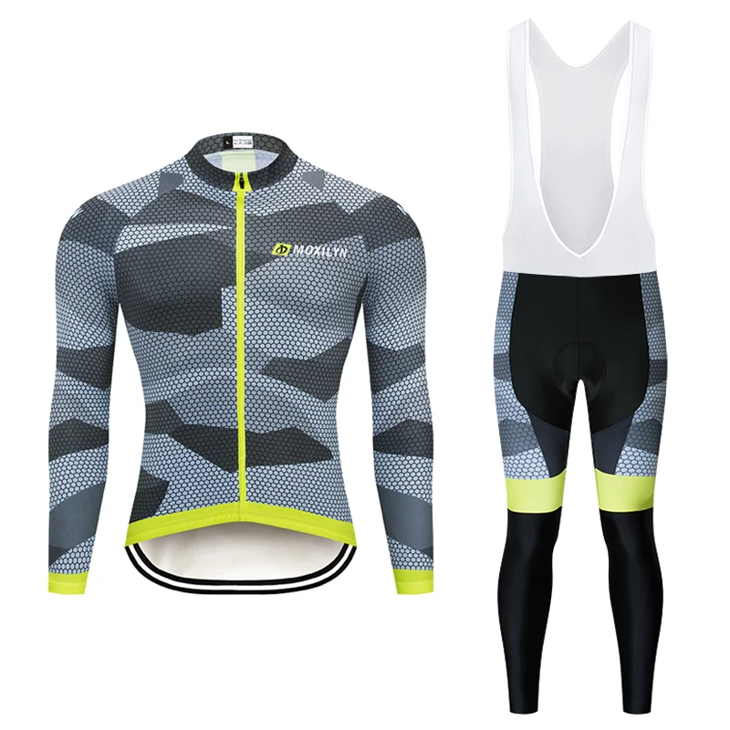 

Moxilyn Pro Cycling Jersey Set Long Sleeve Racing Bicycle Cycling Clothing Ropa Maillot Ciclismo MTB Bike Clothes Cycling Wear
