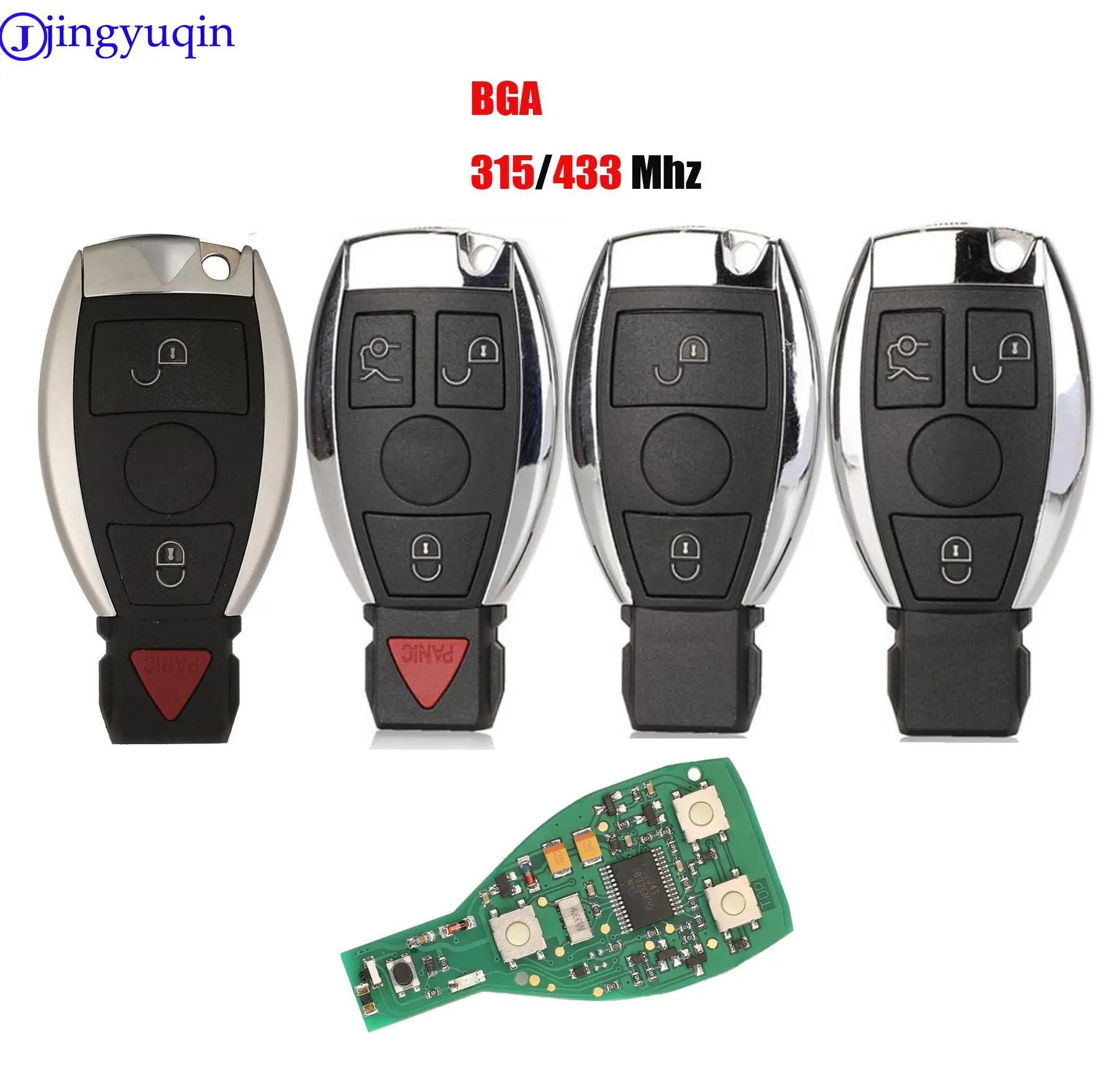 Смарт-ключ jingyuqin 10PS для Mercedes Benz 2000 + поддерживает оригинальные NEC и BGA 315 МГц или 433 92