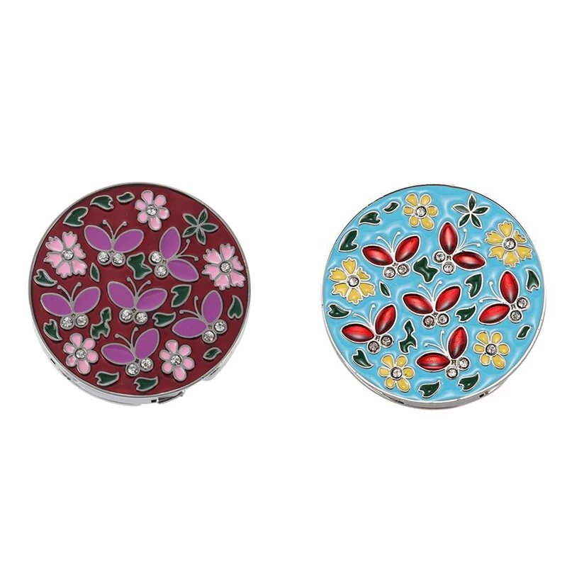 1 шт. нескользящая резиновая основа фиолетовая бабочка складная сумка крючок