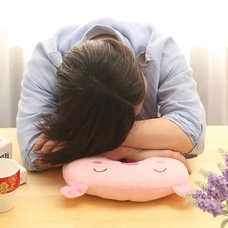 Пены памяти U образная подушка для путешествий симпатичная комплект с рисунком