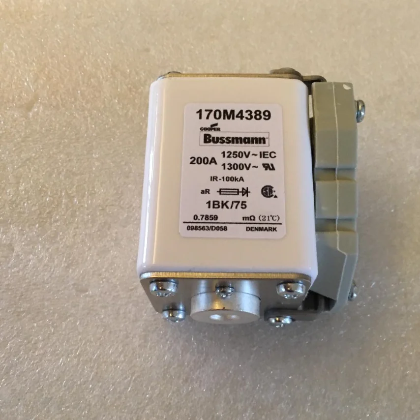 

Safety Fuse 170M4389 1250V 200A Fuses for motor short circuit protection