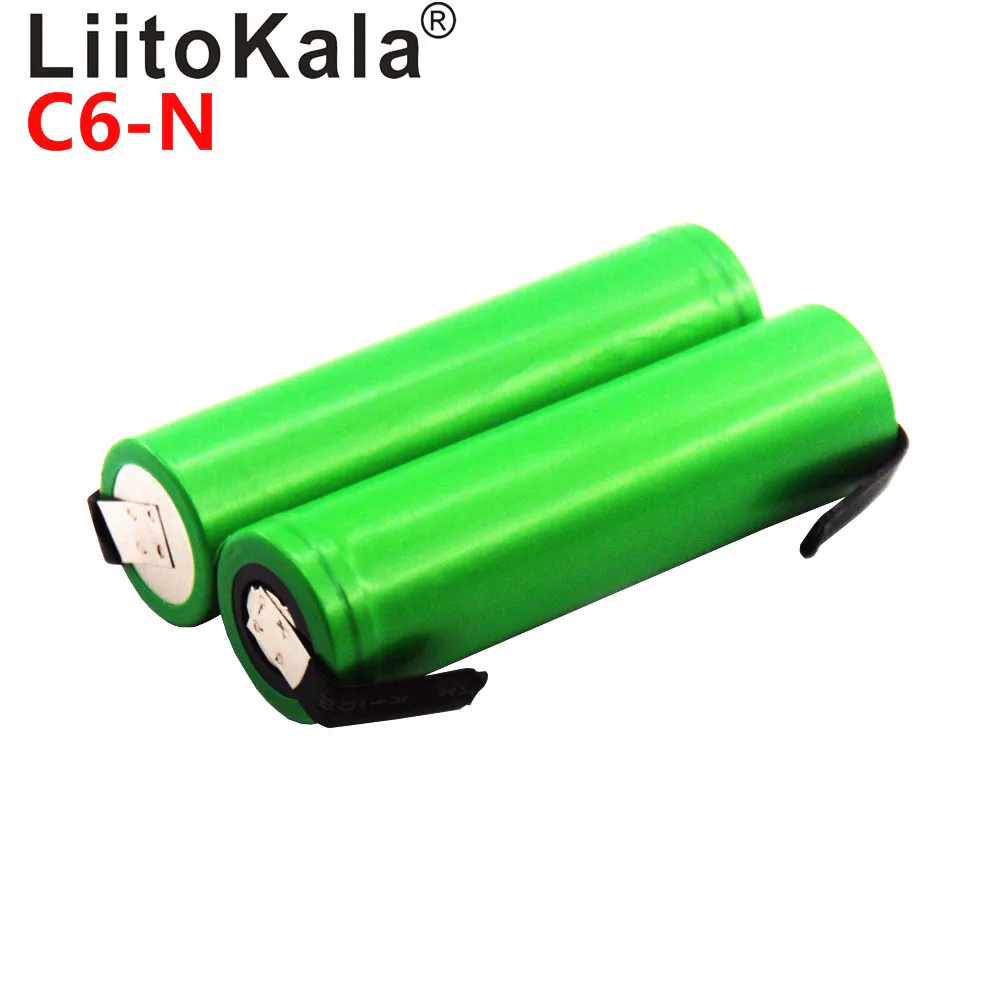 Литий-ионный аккумулятор LiitoKala VTC6 3 7 в 3000 мАч 18650 30 А разряд для инструментов US18650VTC6