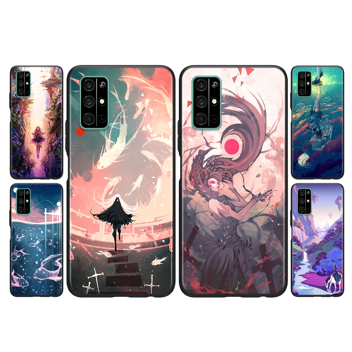 

Silicone Cover Anime Animation art For Huawei Honor 30i 10X 30S 9A 9S 9X 30 9C 20 20S V20 10i 10 7C Pro Lite Phone Case