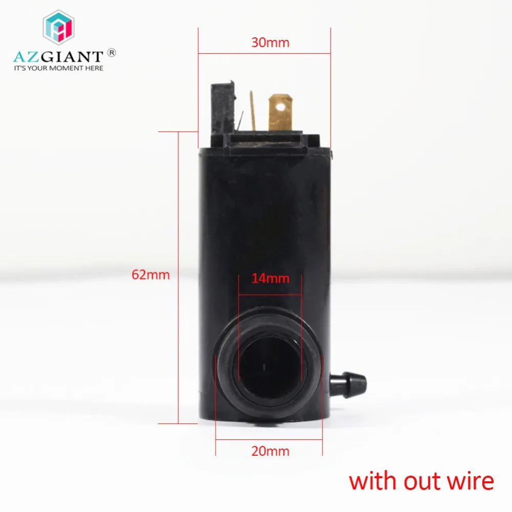 

AZGIANT 12V/24V DC Universal car Windshield glass water jet motor Cleaning pump motor Automotive Wiper Spray Motor