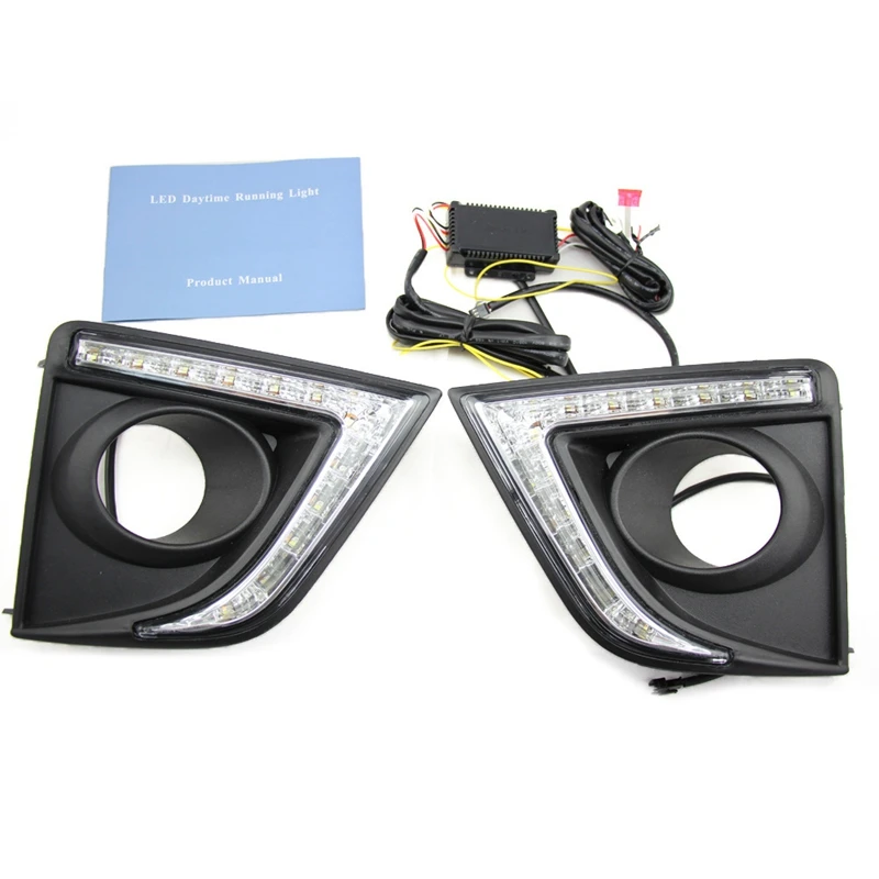 

2Pcs for Toyota New Corolla 2016 Corolla Fangs Led Daytime Running Lights Fog Lights Modification