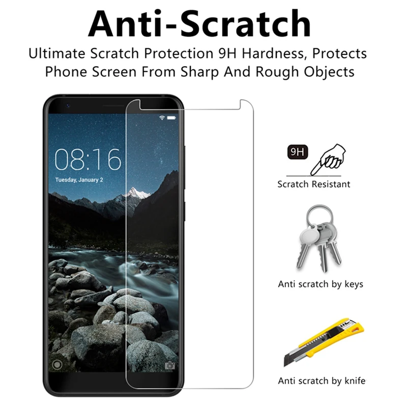 Закаленное стекло для ZTE Blade V7 Lite V6 V Plus закаленное Zte Nubia V9 Vita V8 Mini Max Pro | Мобильные