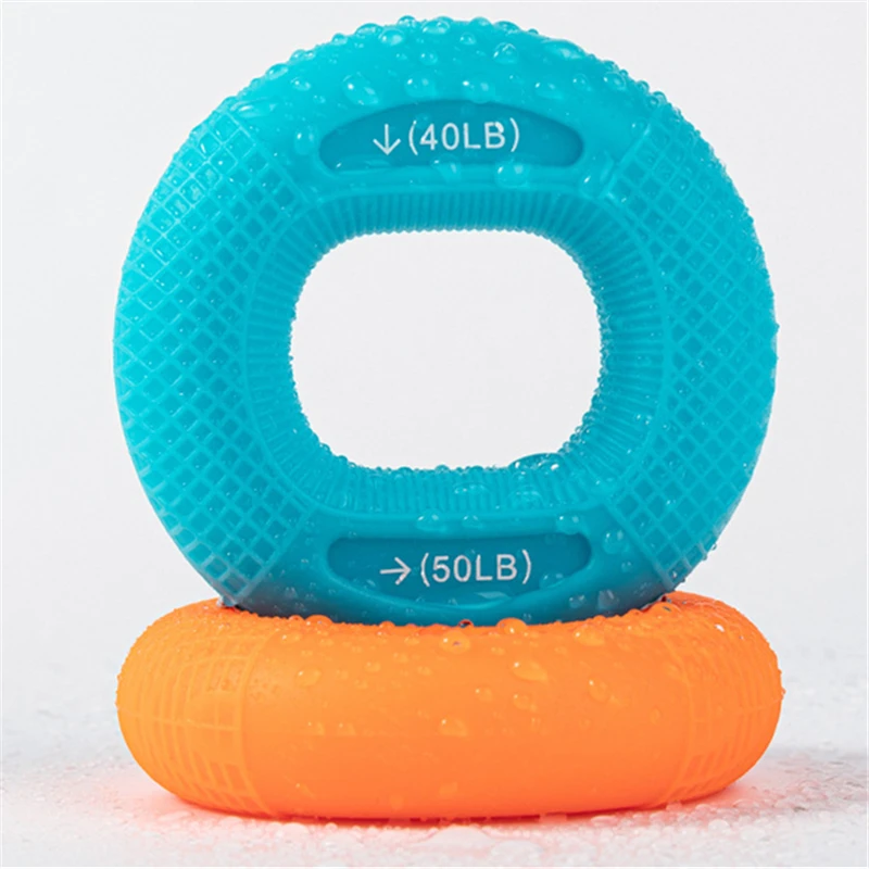 Регулируемая прочность силиконовое кольцо-держатель тренажер для рук