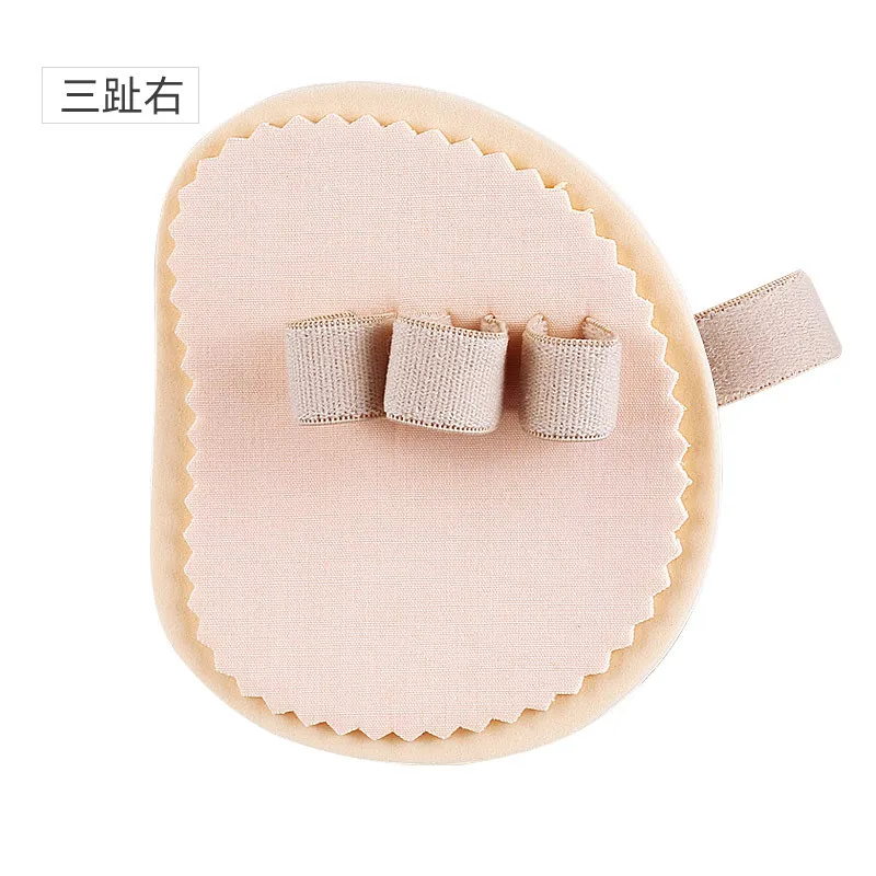 

2 Pairs of Toes Split Forefoot Pads for Hallux Valgus Overlap Hammer-like Breathable, Sweat-absorbent and Pain-proof
