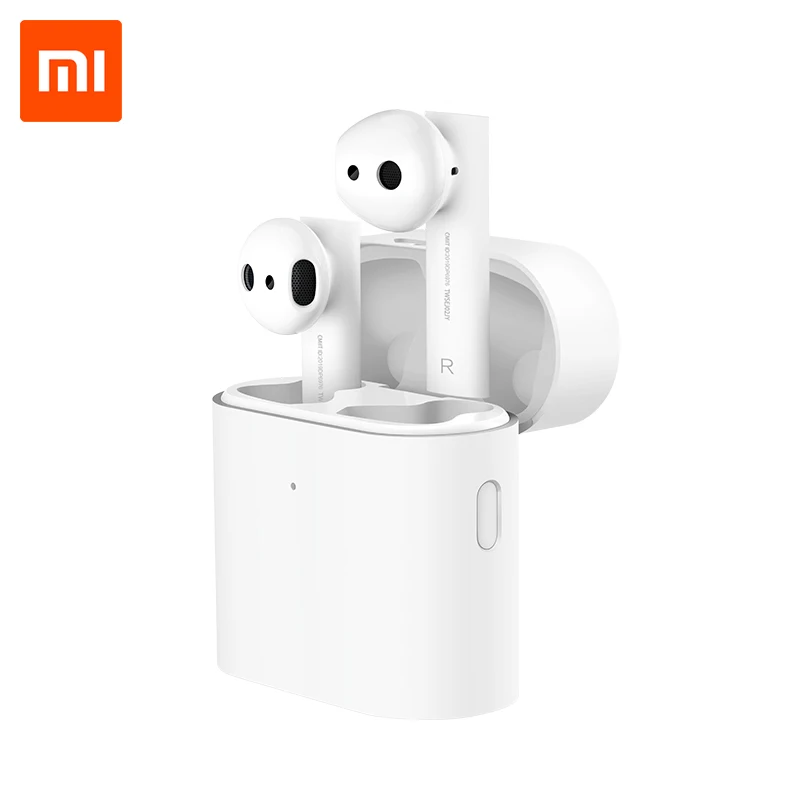 Xiao Mi Air 2 Наушники вкладыши TWS Bluetooth наушники Airdots Pro интеллектуальное Голосовое