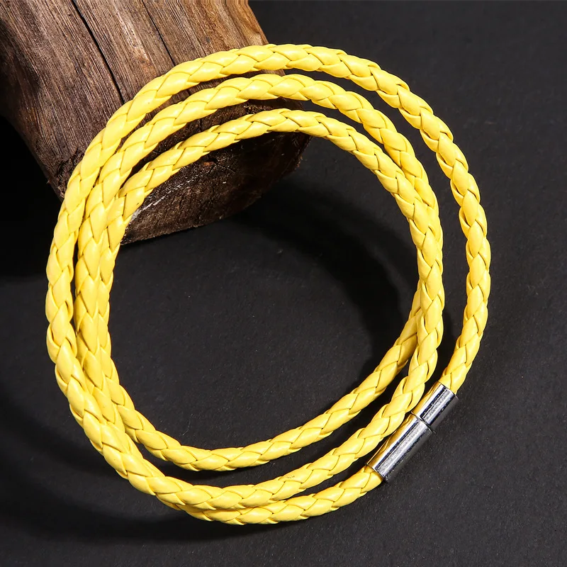 Промоакция браслет мужской для мужчин и женщин Chao Ren Панк Многослойная Веревка