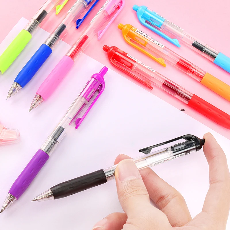 Гелевые ручки 8 шт./лот 0 5 мм школьные и офисные принадлежности цветная чернильная