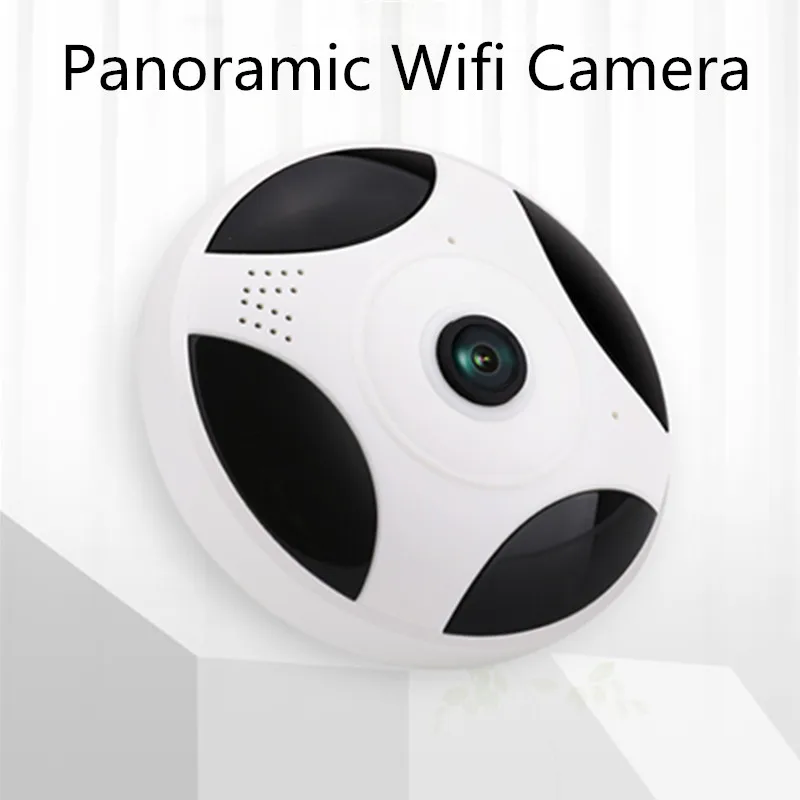 KuWFi Wifi камера 360 градусов панорамная домашняя безопасности двухсторонняя аудио