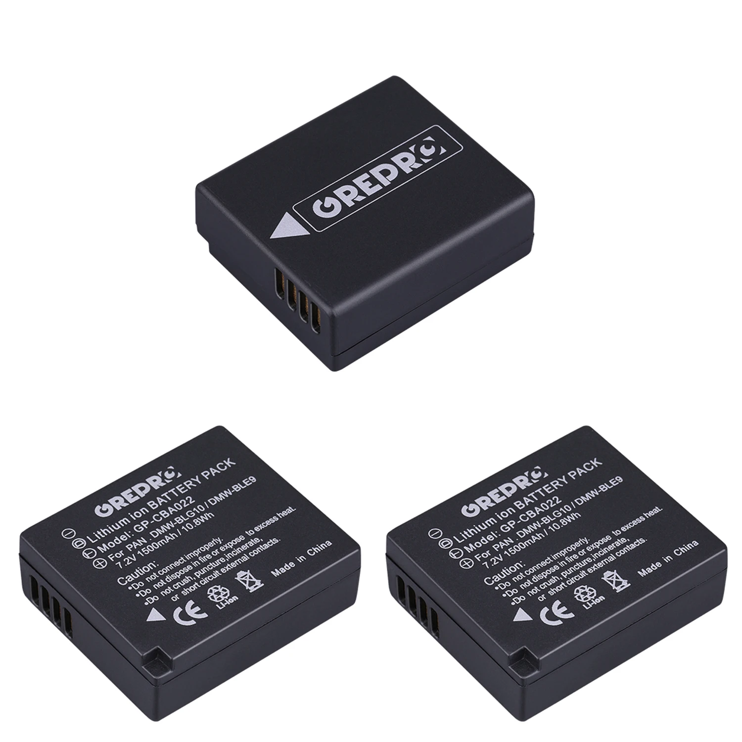 4 шт. 1500 мА · ч Φ DMW BLG10 BLE9E аккумулятор + двойное зарядное устройство типа C со