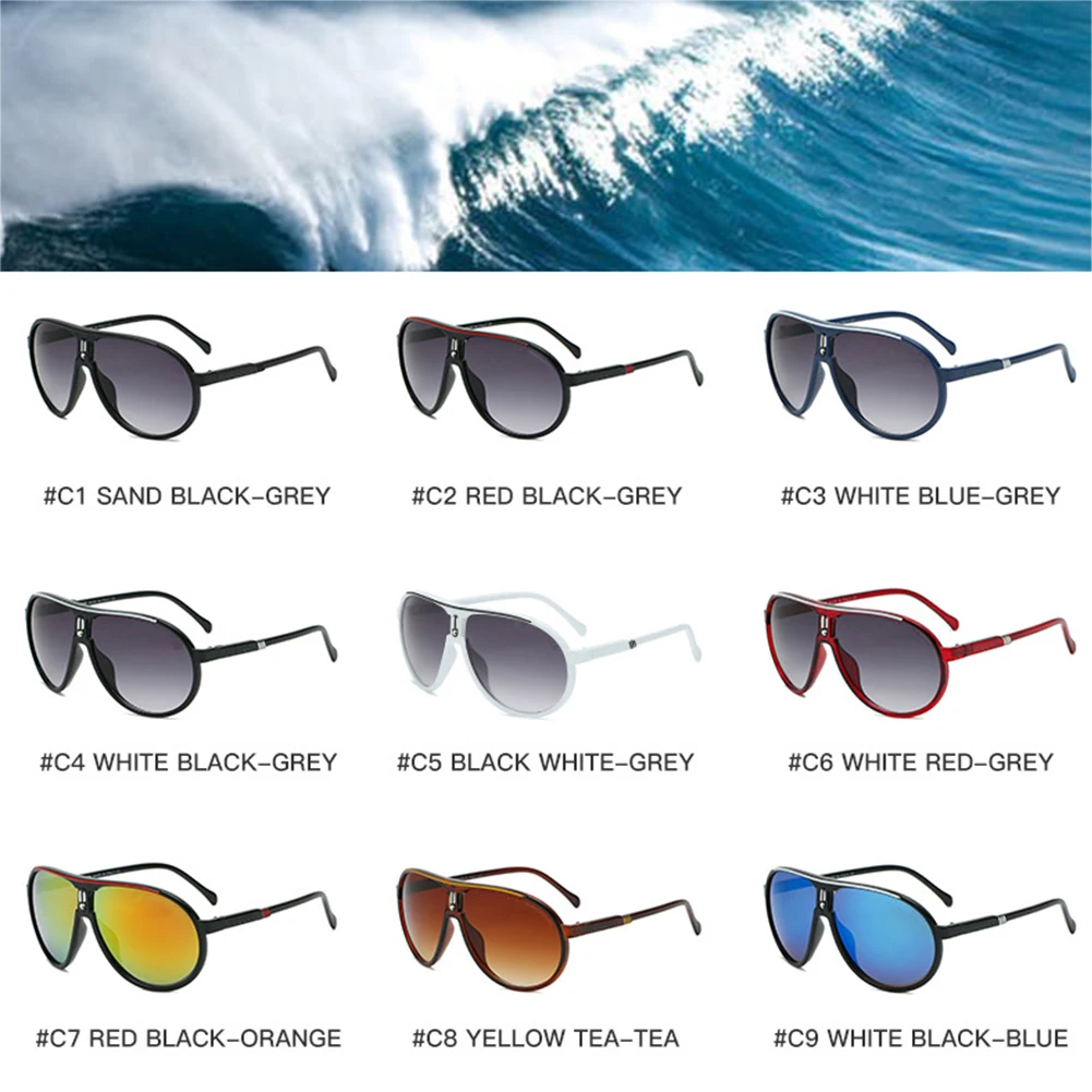 Солнцезащитные очки Carrera Мужские квадратные винтажные цветные солнечные в стиле