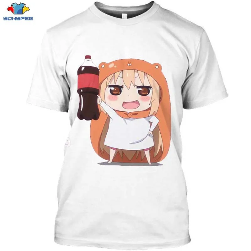 SONSPEE 3D Новый исцеляющий аниме Himouto! Umaru chan футболка Снэк картофельные чипсы